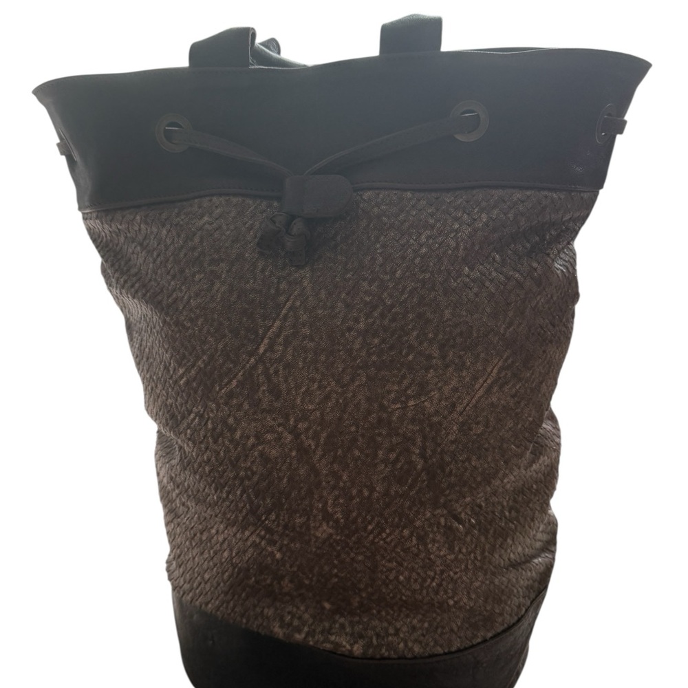 Langellotti Italy Genuine Leather Backpack Travelling Hiking